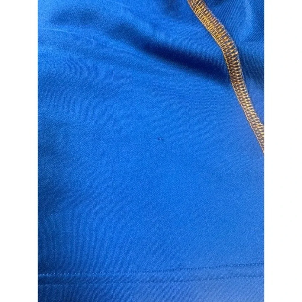 The North Face Pullover Mens L Blue 1/4 Zip Long Sleeve Active Top Mesh Trim
